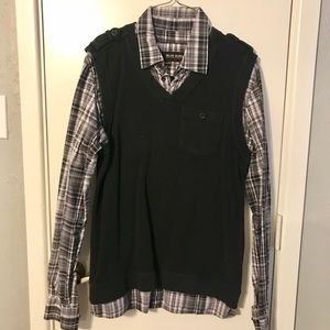 Long sleeve shirt blue guru